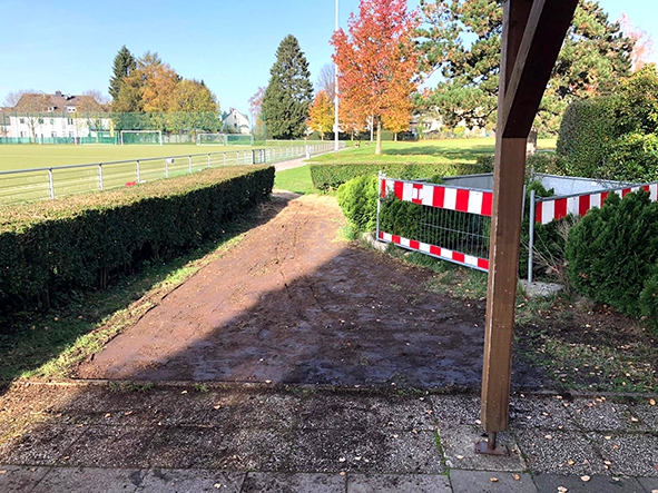 Bildergalerie: Ein neuer Weg für unser Vereinsheim